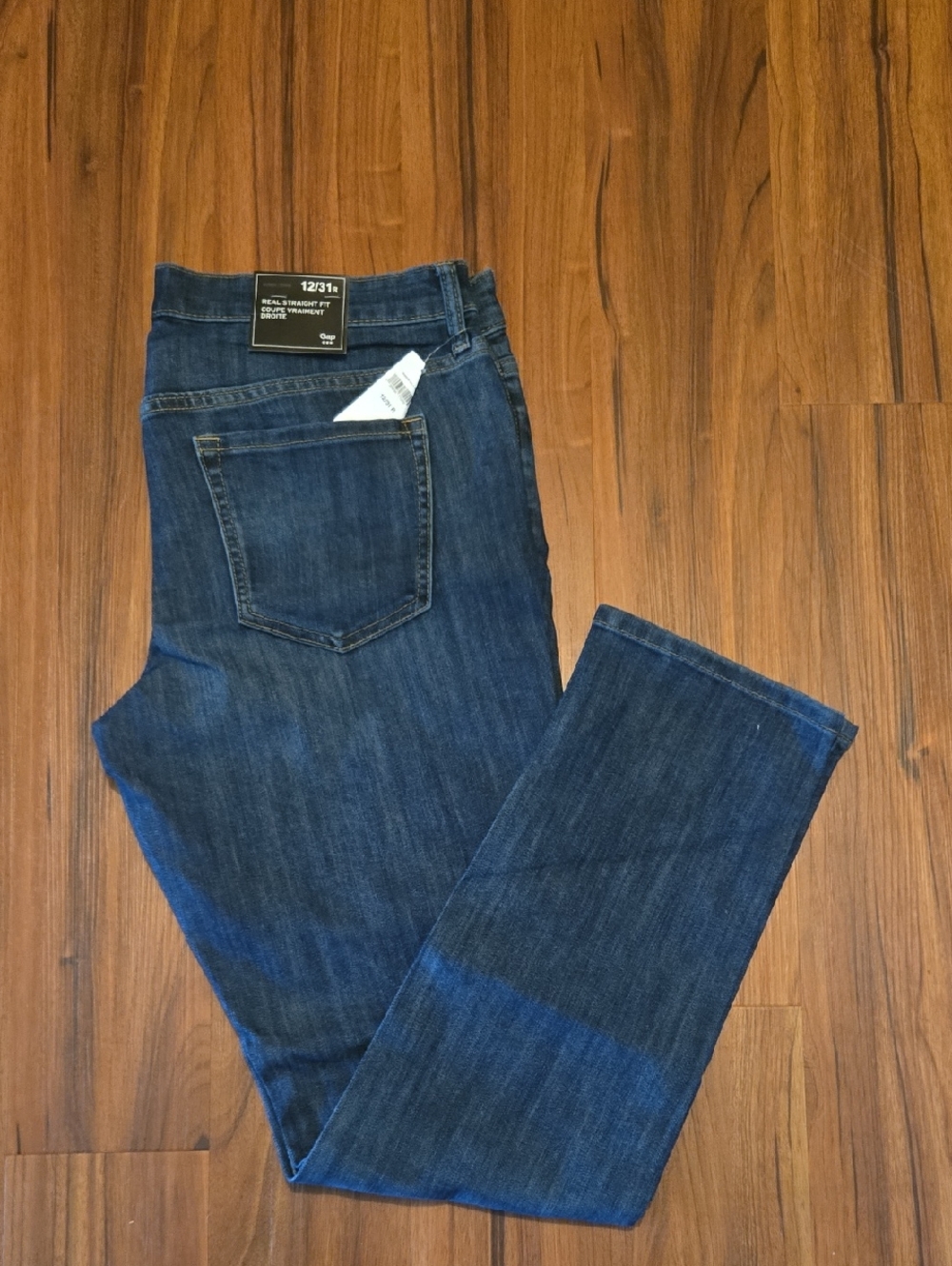 NWT GAP Dark Blue Real Straight Fit Jeans